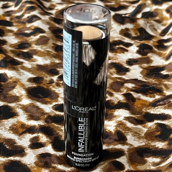 Brand New L'Oreal Infallible Longwear Shaping Stick Foundation 405 Sand Sable - Picture 2 of 8